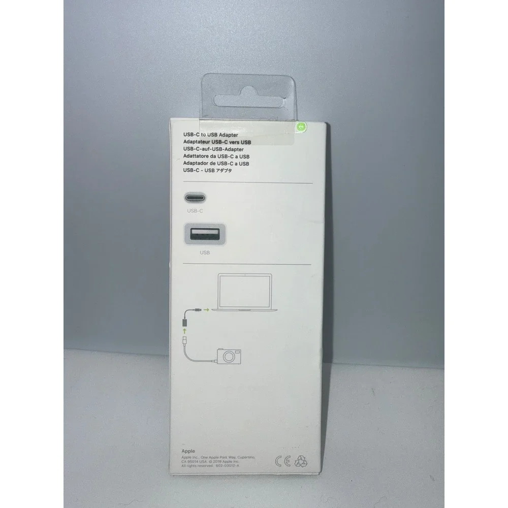 Apple USB-C to USB Adapter White New Mac Accessory Sealed